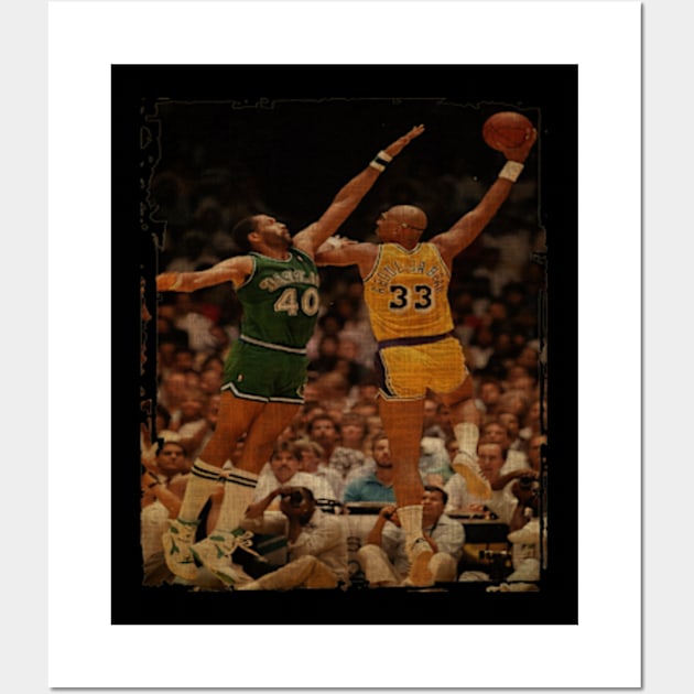 Kareem Abdul Jabbar Vintage Wall Art by CAH BLUSUKAN